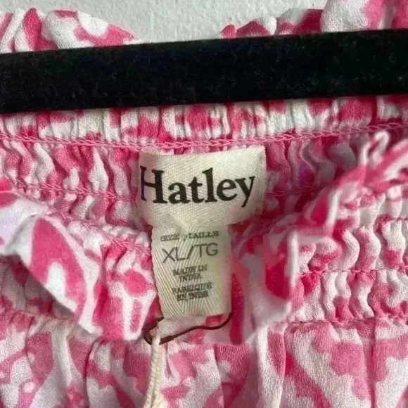 Hatley Women's  Olivia Dress Etched Mandala in Pink and White Boho Short Size XL - Picture 9 of 12